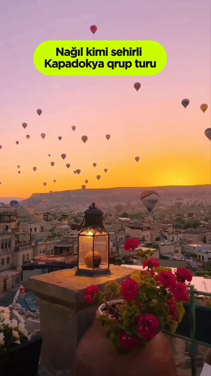 KAPADOKYA QRUP TURU • APREL NAĞILI ✨